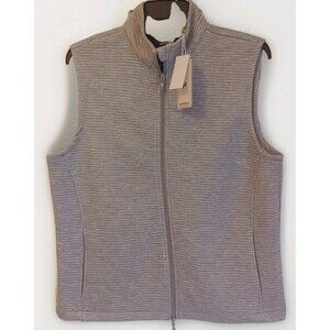 For The Republic Gray Full Zip Sleeveless Vest with Pockets Size L